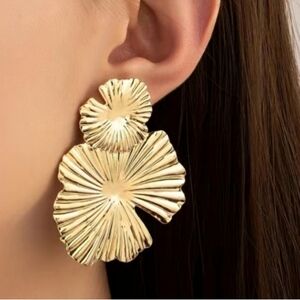 Gold Statement Earrings